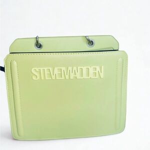 Steve Madden Lime Green Logo Crossbody Bag